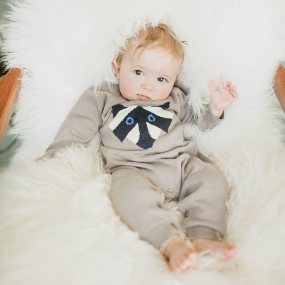GAP Other - Raccoon One Piece Sweater babyGap 6 - 12 month Boy